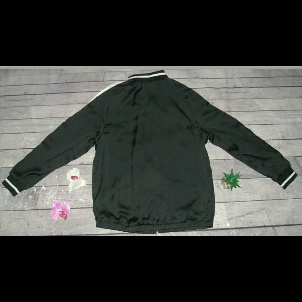 H&M Oriental Black Tiger Satin Bomber Jacket ASO 8 - Picture 8 of 8